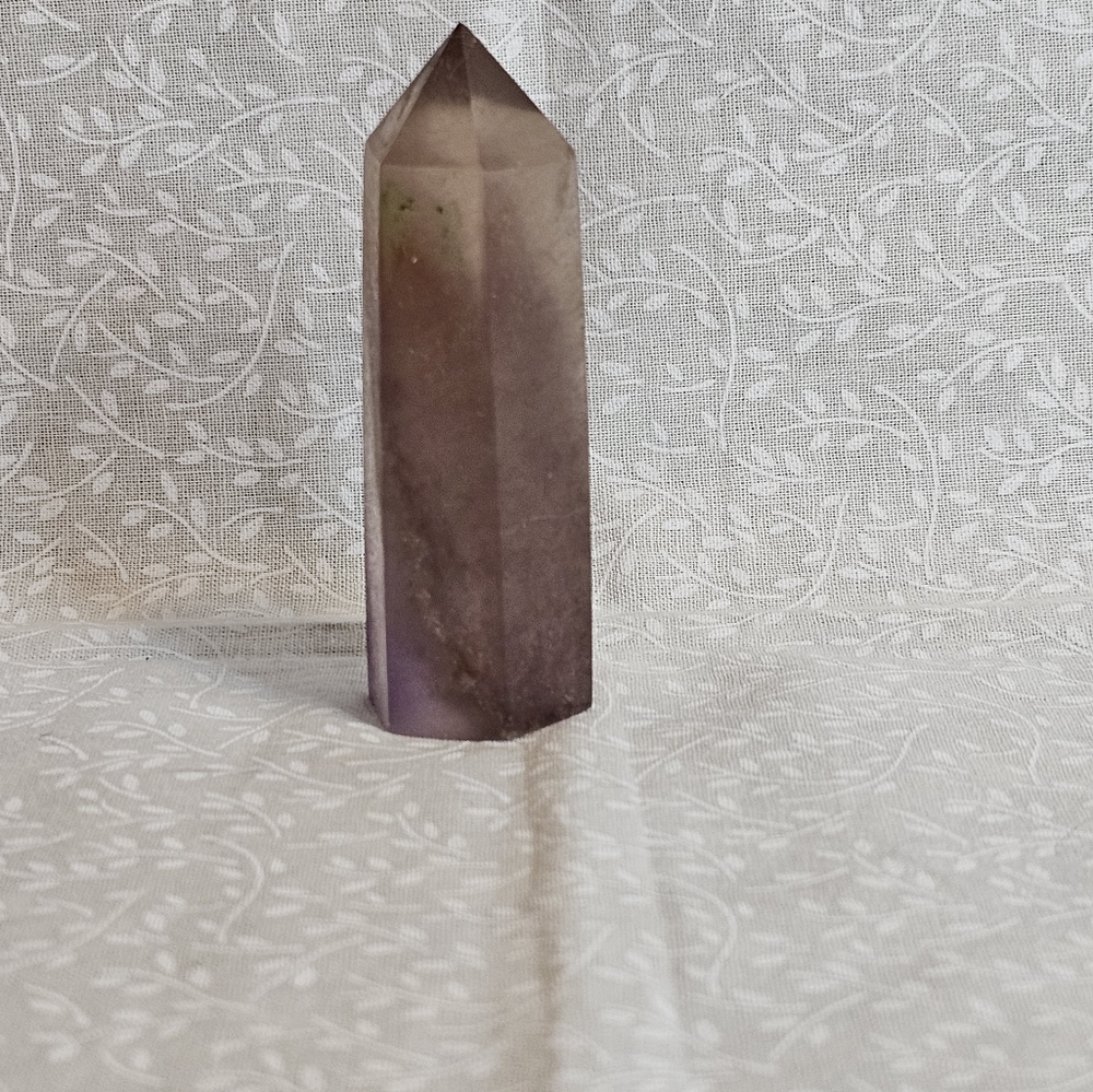 Purple Fluorite Crystal Tower